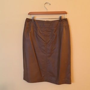 Jones New York Leather Skirt